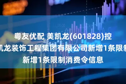粤友优配 美凯龙(601828)控股的上海美凯龙装饰工程集团有限公司新增1条限制消费令信息